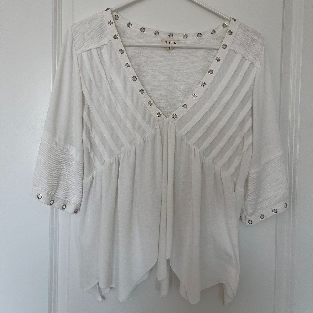 Cream Shirt by POL